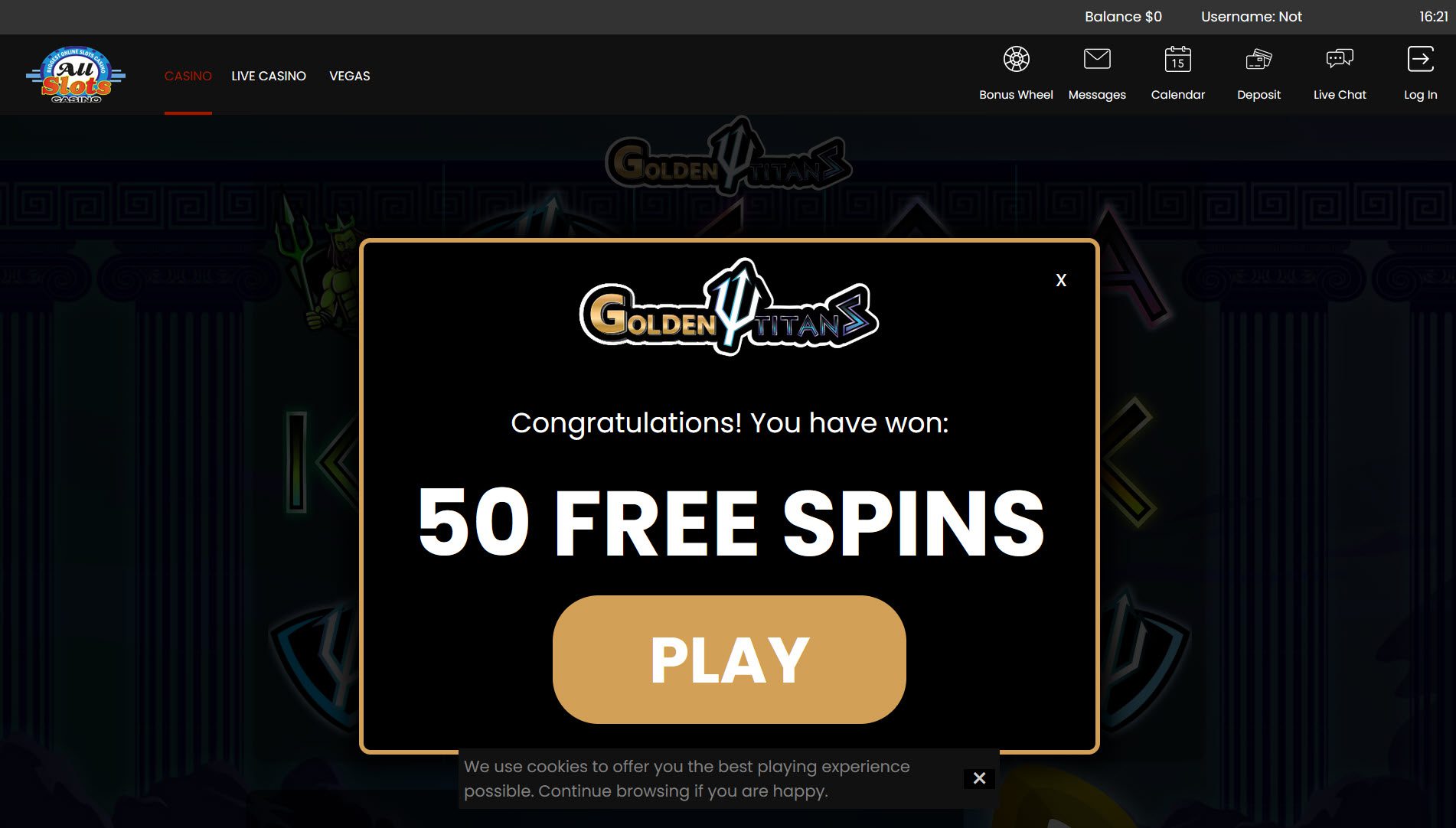 All Slots Free Spins